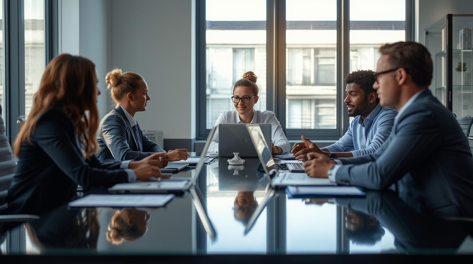 Women sat at desk working