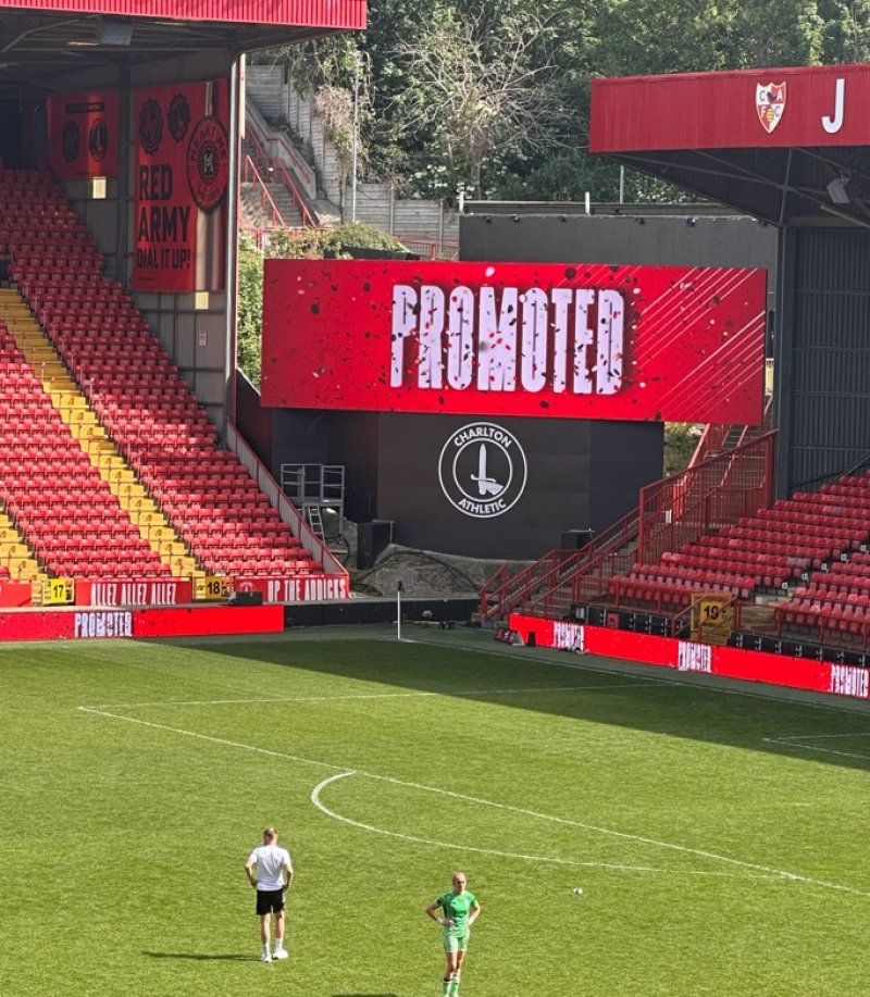 Charlton Womens team play off where they beat Leicester, May 2026