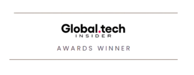 Global Tech Insider Awards Winner logo on a light grey background.